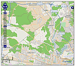 OpenStreetMap road map